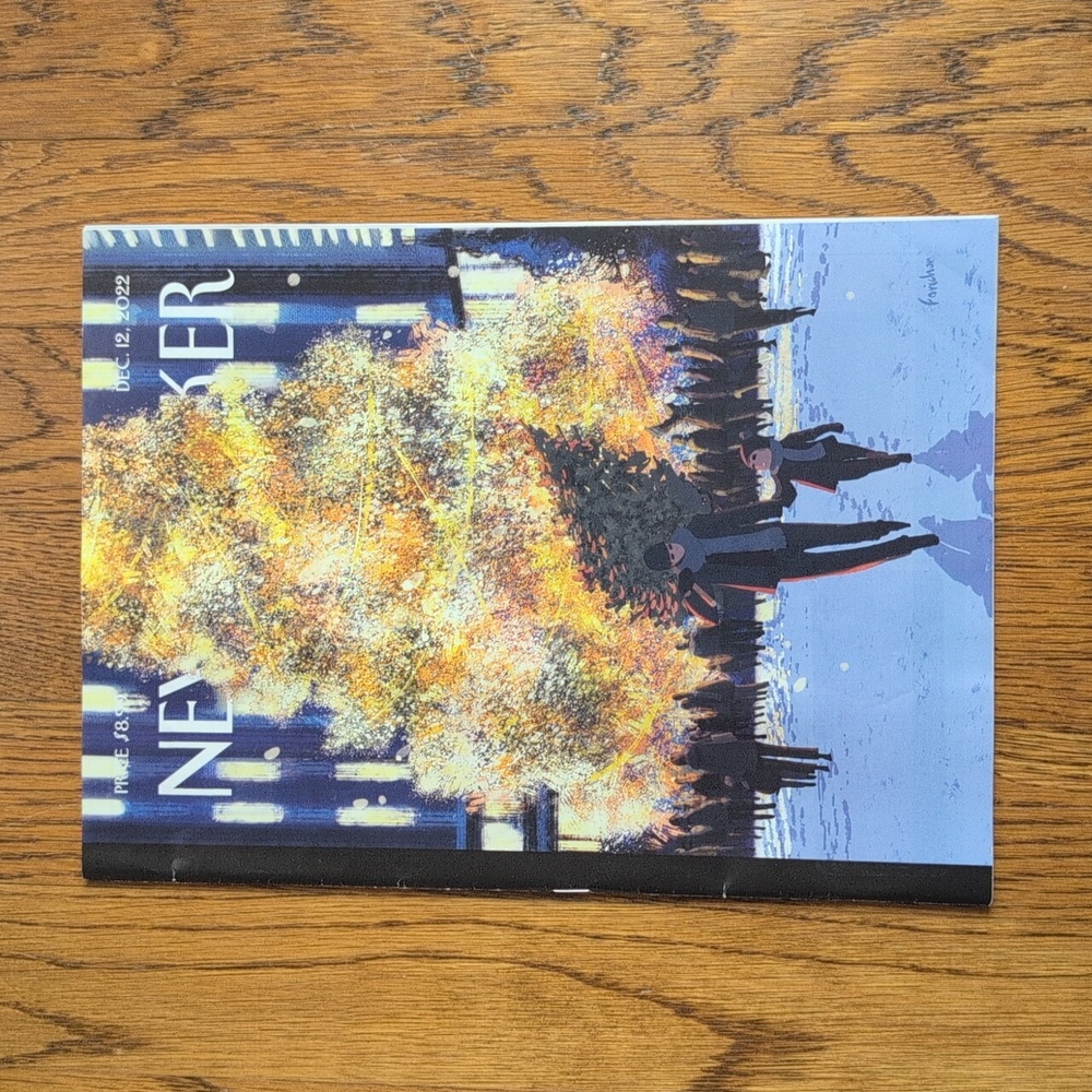 The New Yorker Magazine Dec. 12, 2022 "Evergreens" Matthieu Forichon